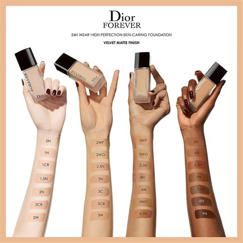 dior forever matte foundation swatches|dior forever foundation shade finder.